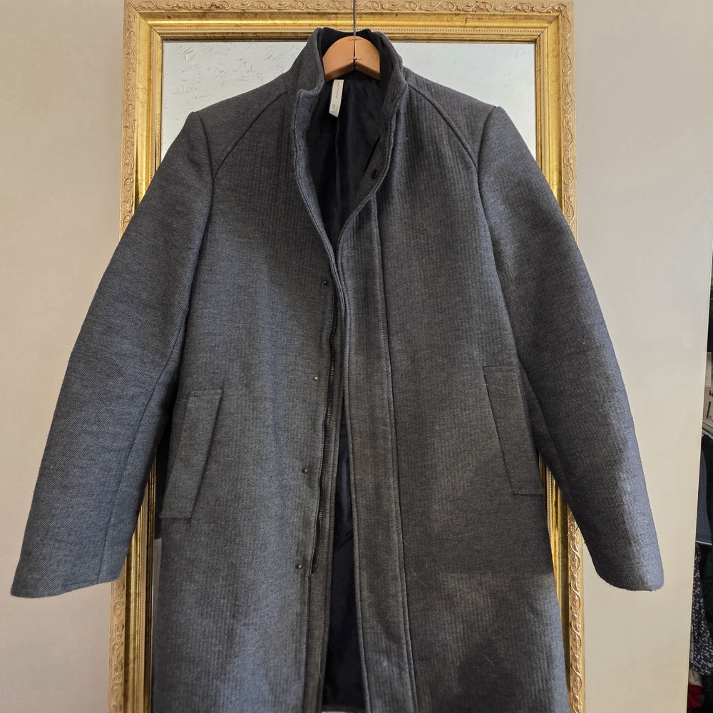 Zara Men's Gray Trench Coat